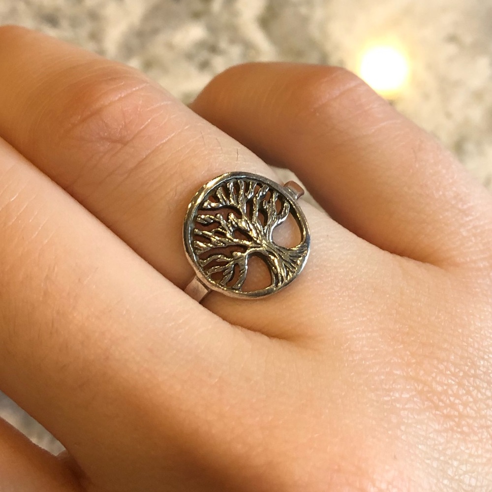 Sterling Silver Tree of Life Ring